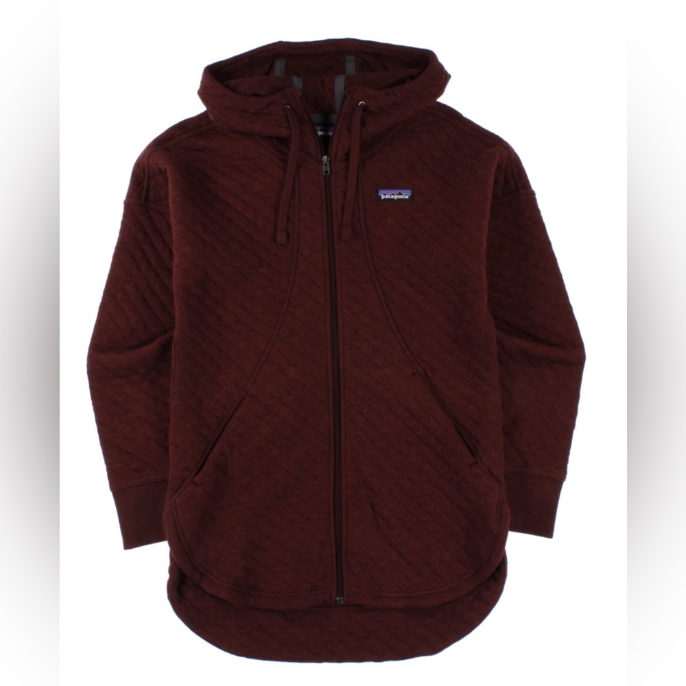 Patagonia Quilted Burgundy Hoodie